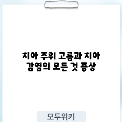 치아 주위 고름과 치아 감염의 모든 것: 증상