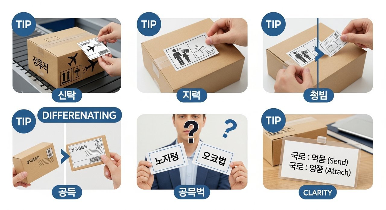 택배 보낼 때? '부치다' vs '붙이다' 헷갈림 종결 팁 5가지